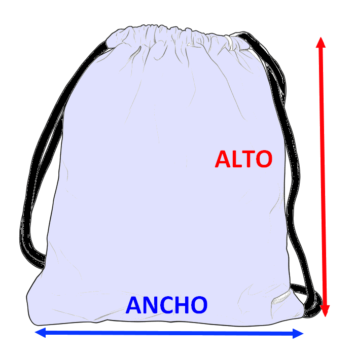 Dimensiones de la mochila